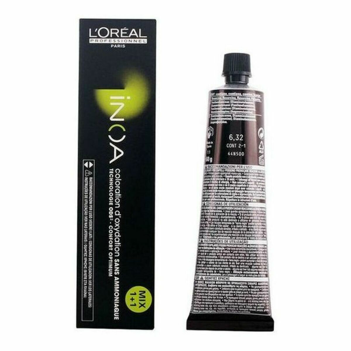 Tintura Senza Ammoniaca Inoa L'Oreal Professionnel Paris LINOA632 Nº 6,32 (60 g) 60 g