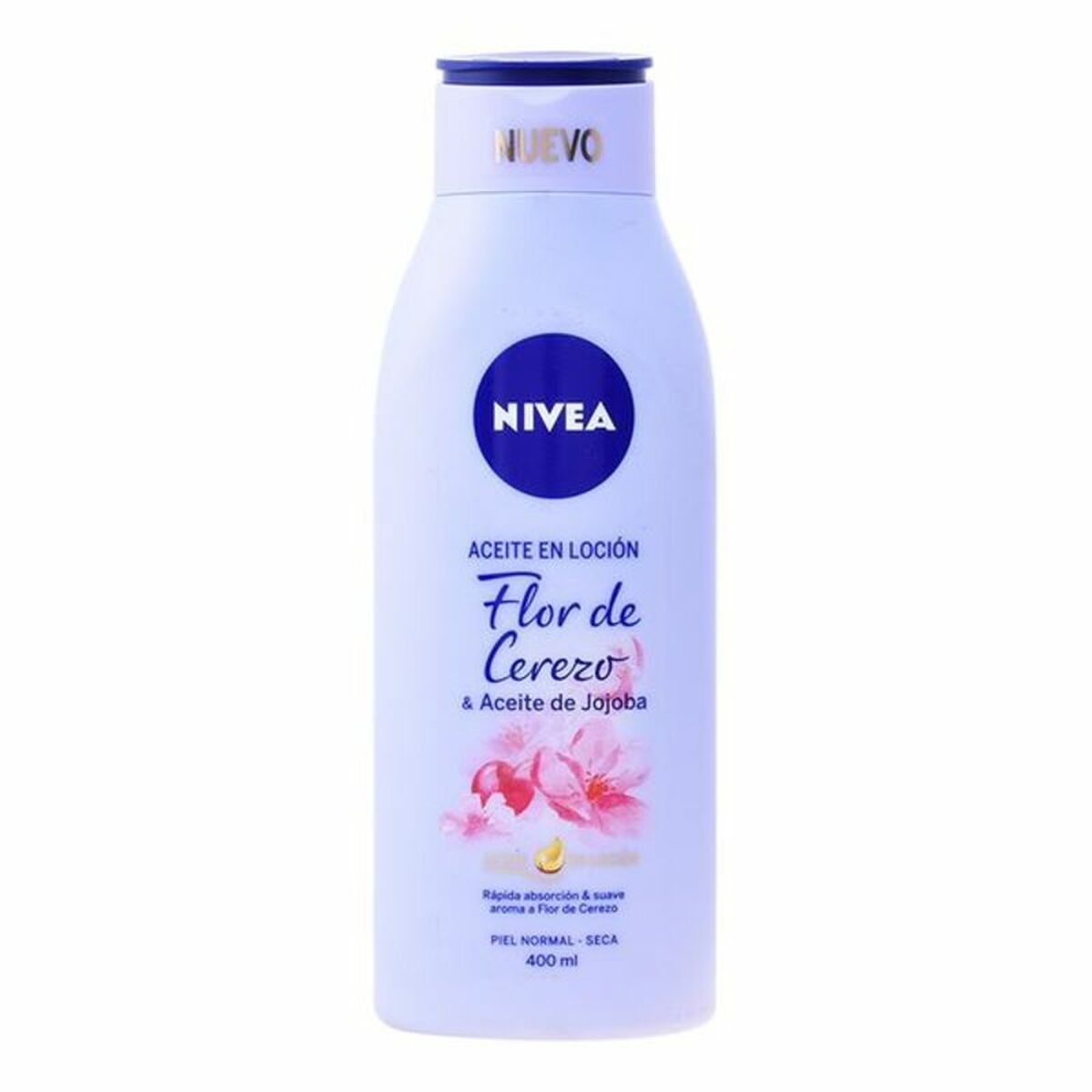 Olio a Lozione Fiori di Ciliegio e Jojoba Nivea Aceite En Locion (400 ml) 400 ml