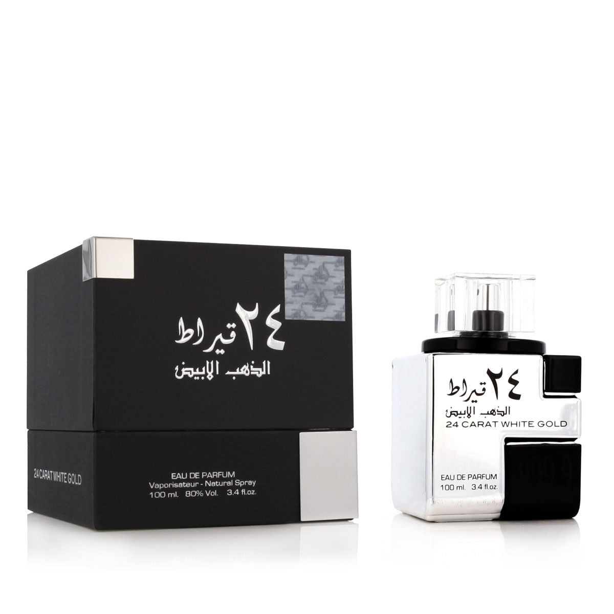 Profumo Unisex Lattafa 24 Carat White Gold EDP