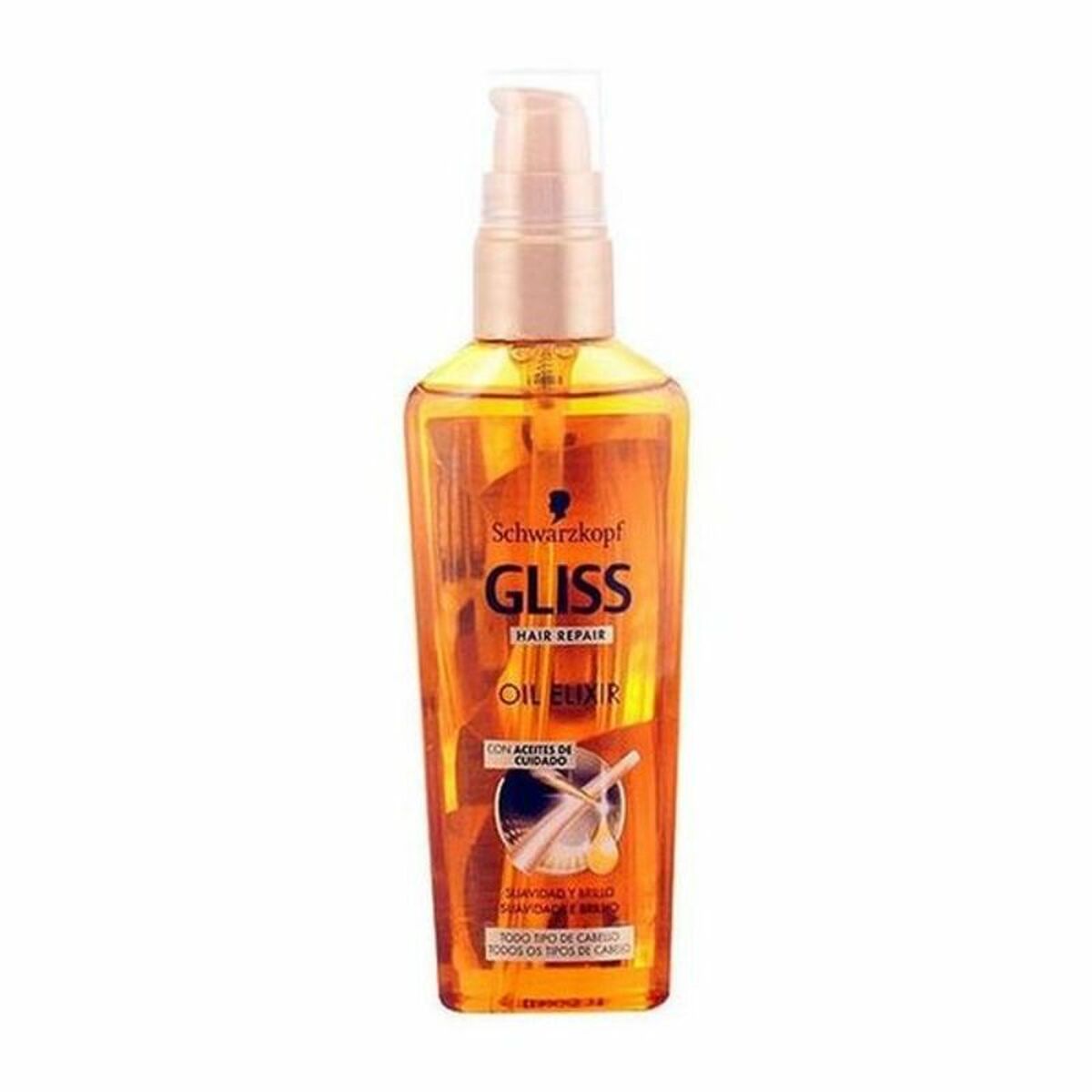 Olio per Capelli Gliss Hair Repair Schwarzkopf 75 ml
