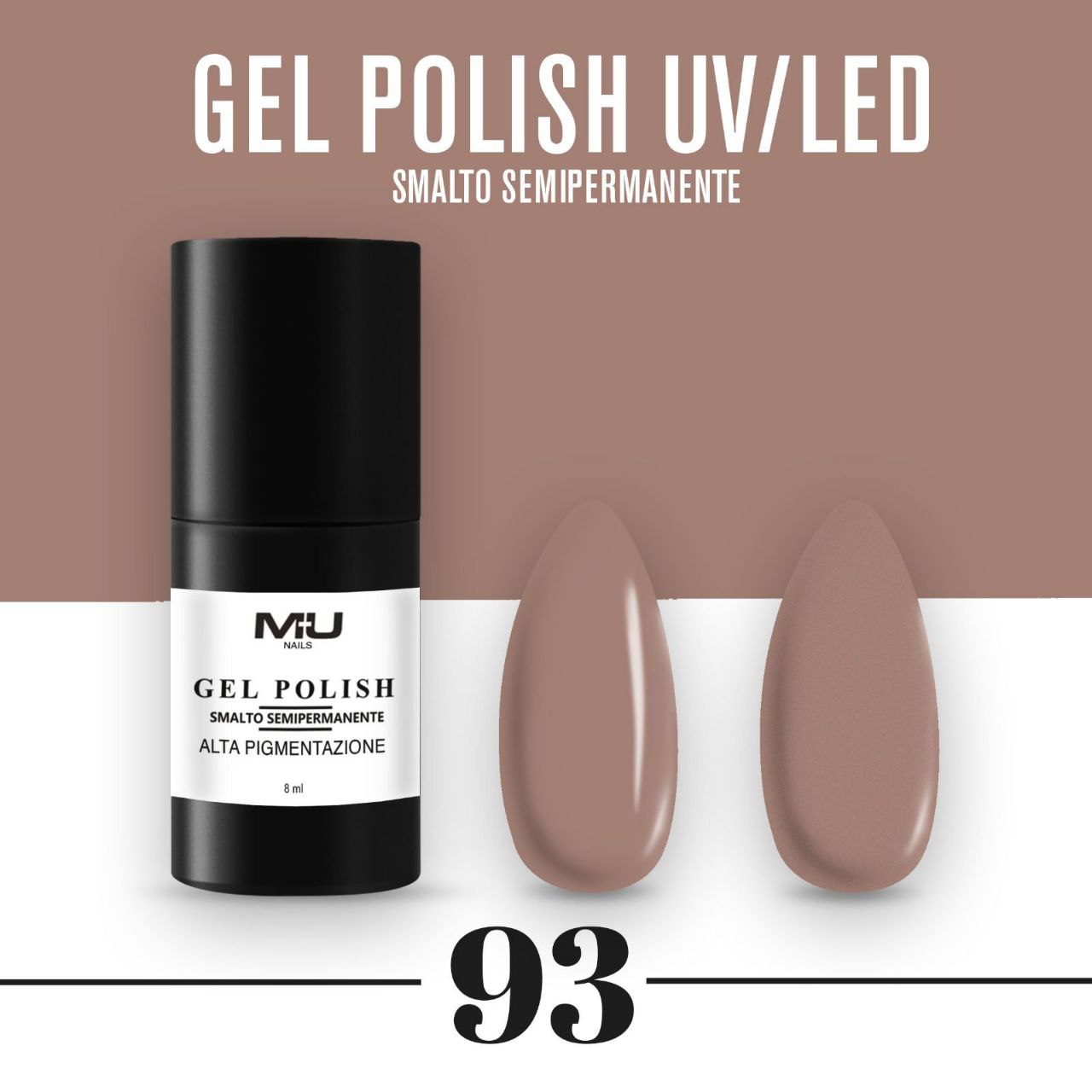 Smalto gel polish uv led semipermanente 8 ml