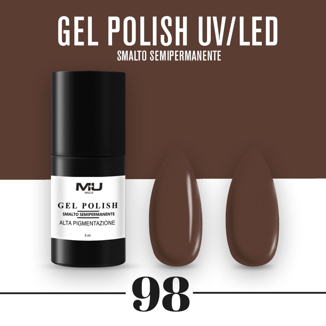 Smalto gel polish uv led semipermanente 8 ml