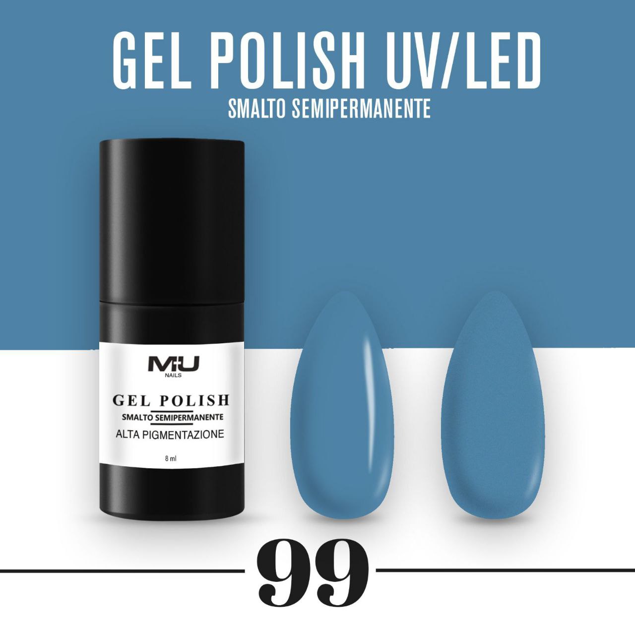 Smalto gel polish uv led semipermanente 8 ml