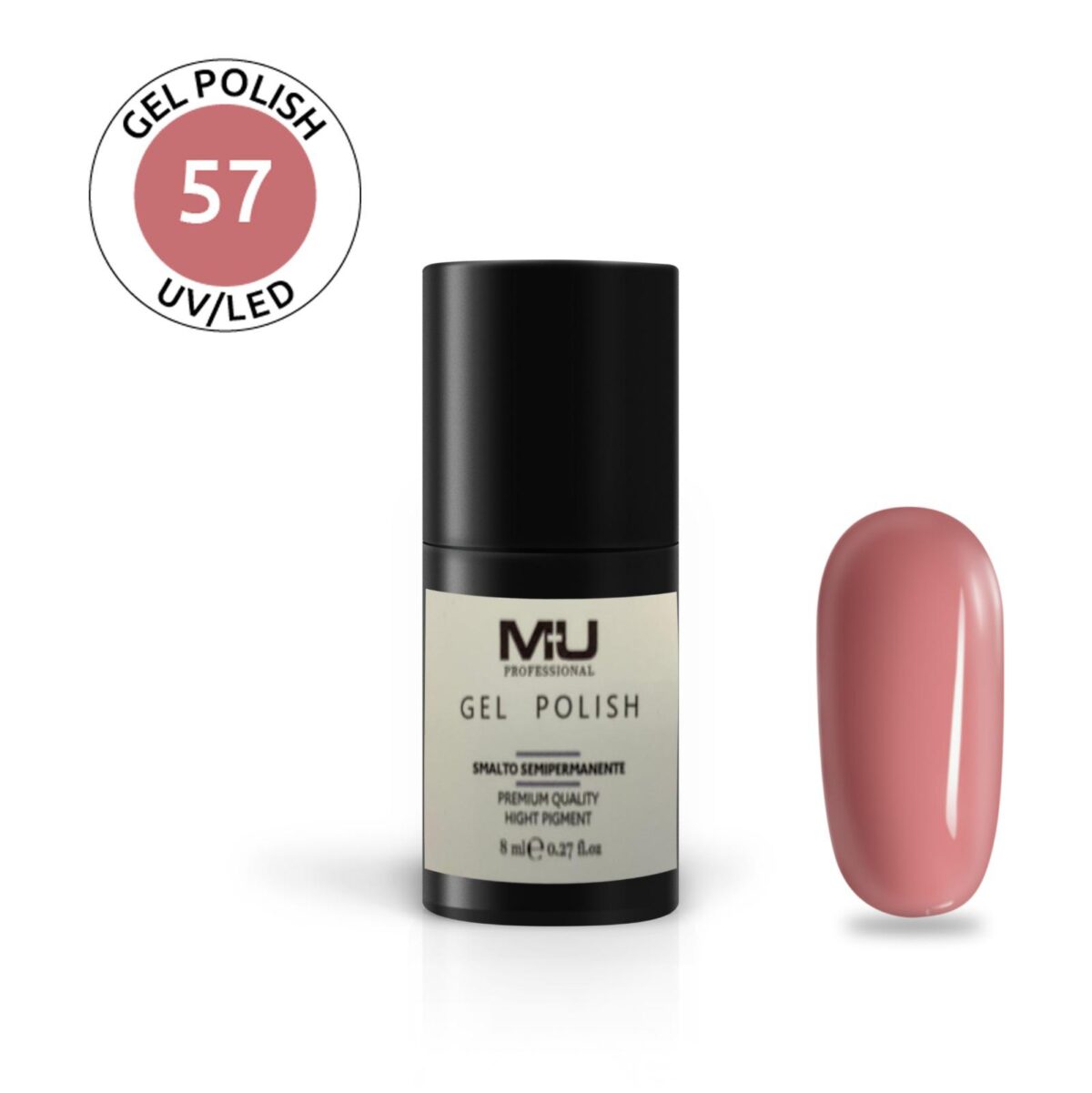 Smalto gel polish uv led semipermanente 8 ml