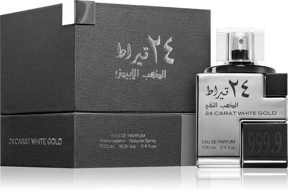 Profumo Unisex Lattafa 24 Carat White Gold EDP