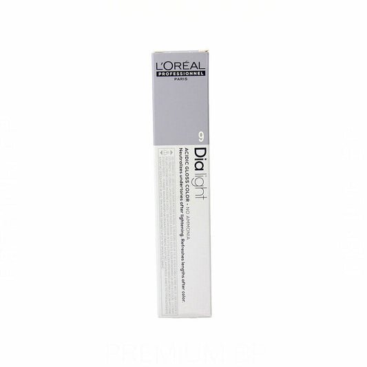 Tintura Permanente L'Oreal Professionnel Paris Dia Light Senza ammoniaca 50 ml #9.0