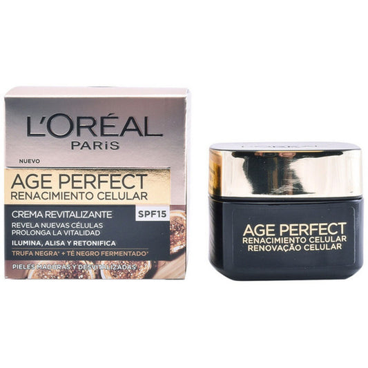 Crema Giorno Nutritiva L'Oreal Make Up Age Perfect SPF 15 (50 ml)