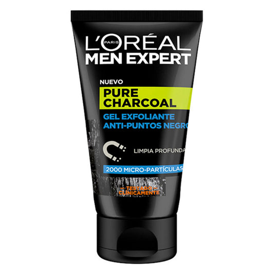 Esfoliante Viso Pure Charcoal L'Oreal Make Up Men Expert 100 ml