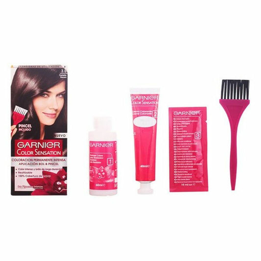 Tintura Permanente Color Sensation 3 Garnier Castano Scuro 110 g