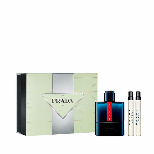 Cofanetto Profumo Uomo Prada EDT Luna Rossa Ocean 3 Pezzi