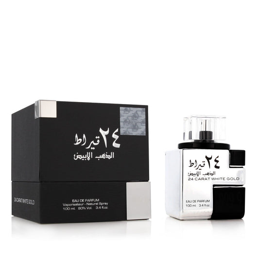Profumo Unisex Lattafa 24 Carat White Gold EDP