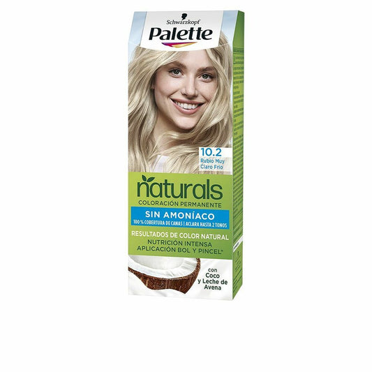 Tintura Permanente Schwarzkopf Palette Natural Nº 10.2
