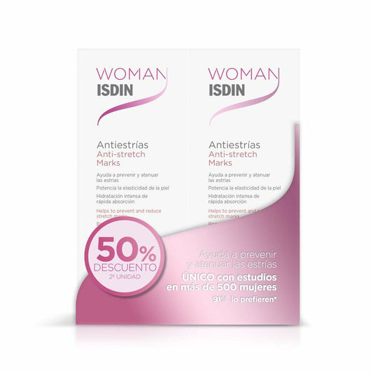 Crema Corpo Anti-smagliature Isdin Woman 2 x 250 ml