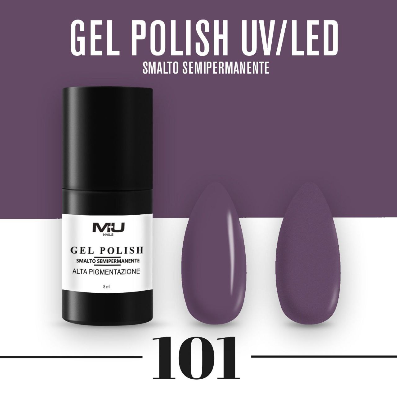Smalto gel polish uv led semipermanente 8 ml