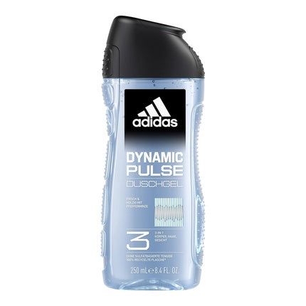 Adidas 3in1 Dynamic Pulse Doccia Schiuma for Him With Woody-fresh Scent 250 ml