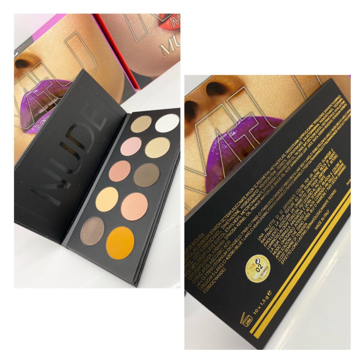 Palette Ombretto NUDE 10 Cialde