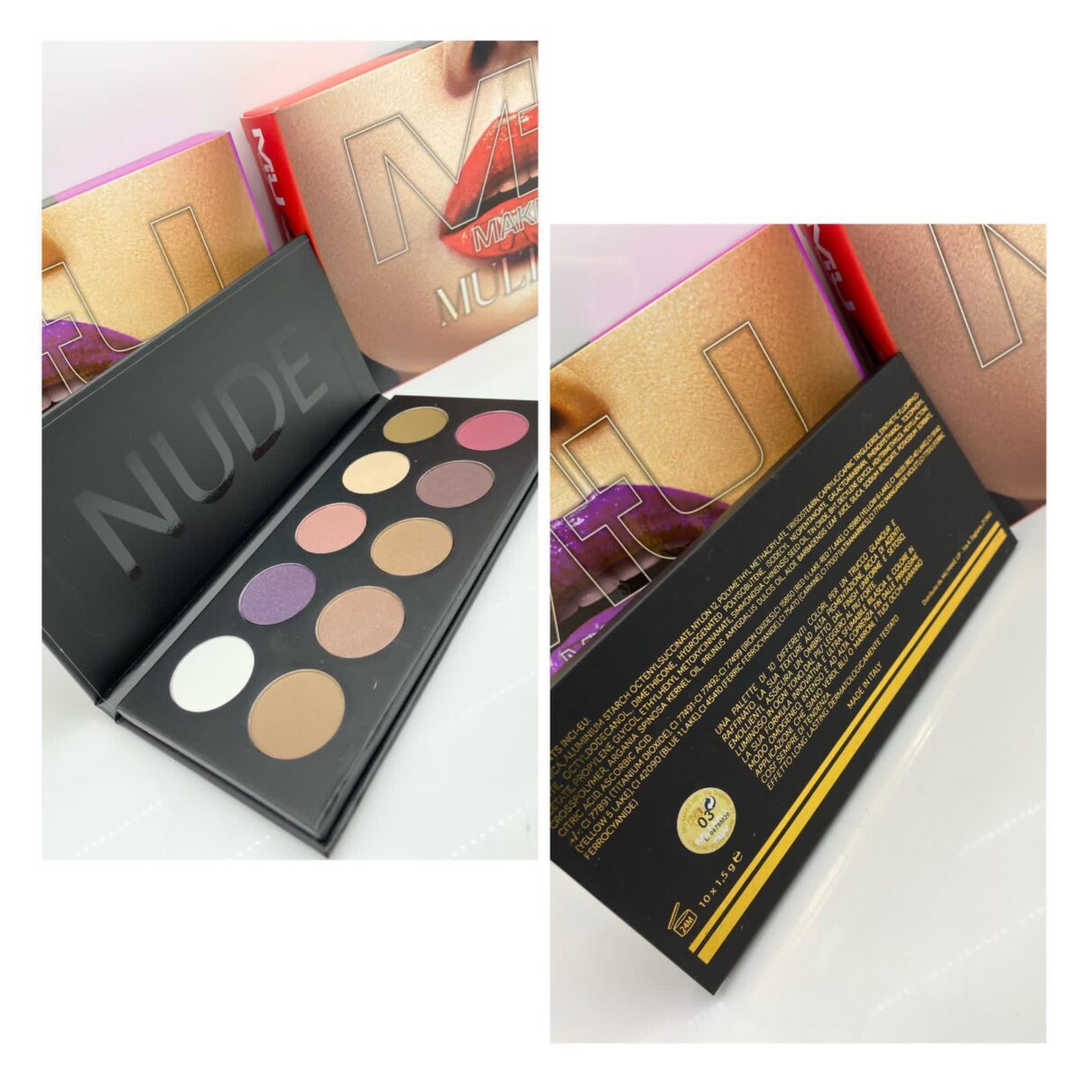 Palette Ombretto NUDE 10 Cialde