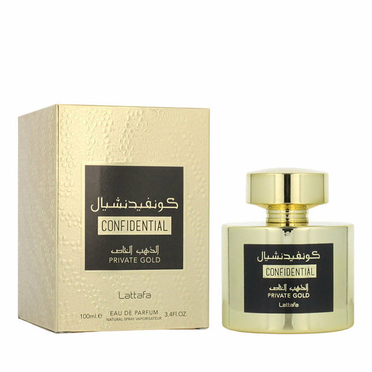 Profumo Unisex Lattafa Confidential Private Gold EDP
