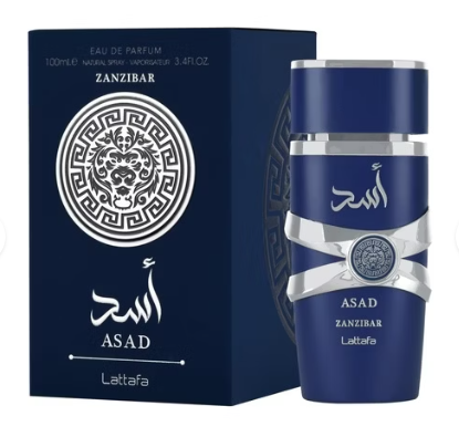 Lattafa Asad Zanzibar for Men 100ml Eau de Parfum Spray 3.4 Ounce