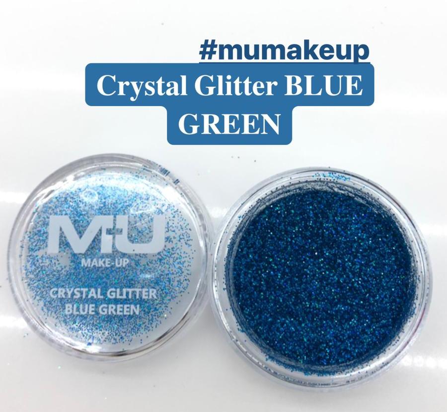 Crystal glitter nail art mu make up