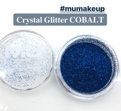 Crystal glitter nail art mu make up