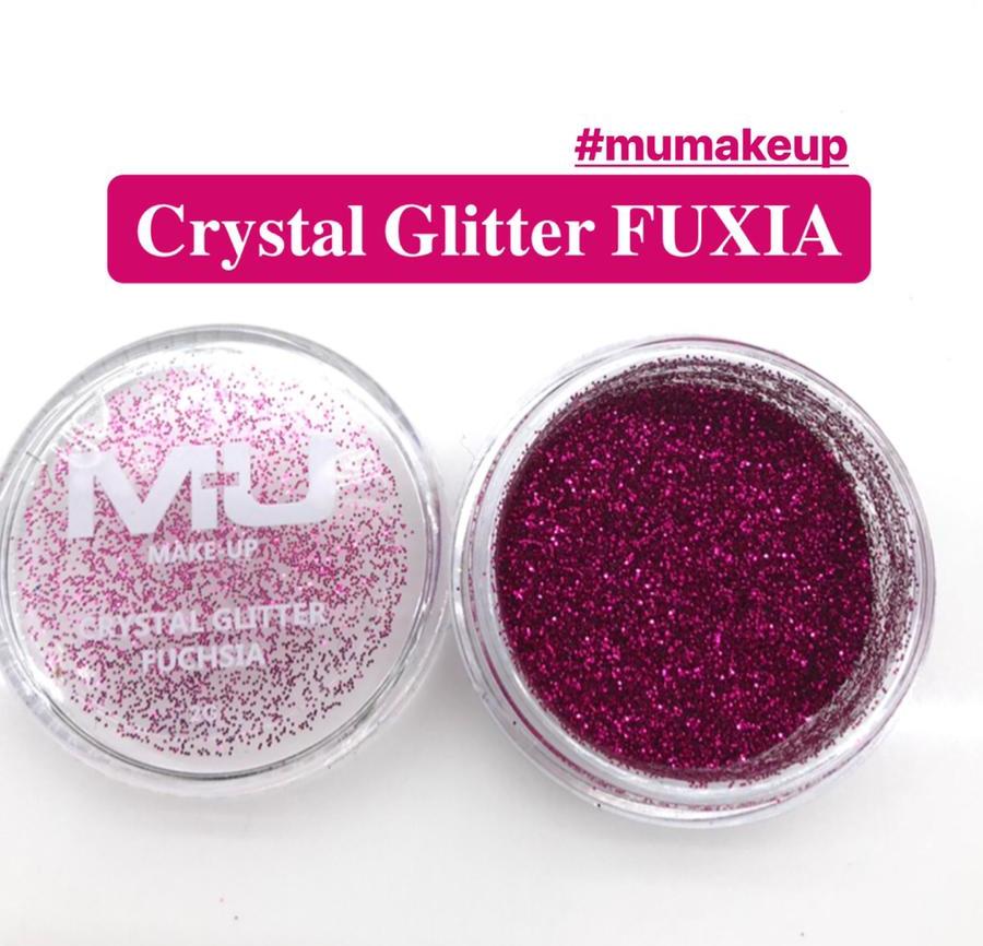 Crystal glitter nail art mu make up
