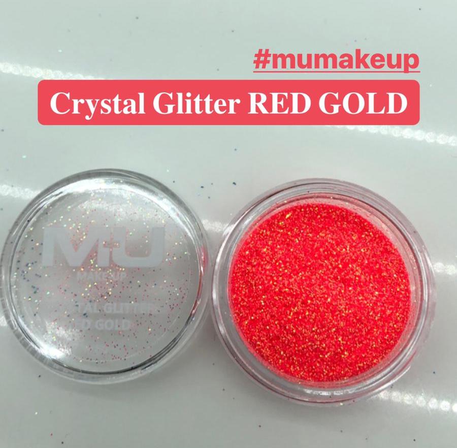 Crystal glitter nail art mu make up