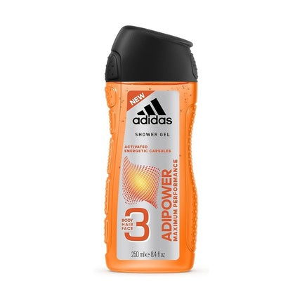 Adidas Adipower Capelli & Body Doccia Schiuma 250 ml