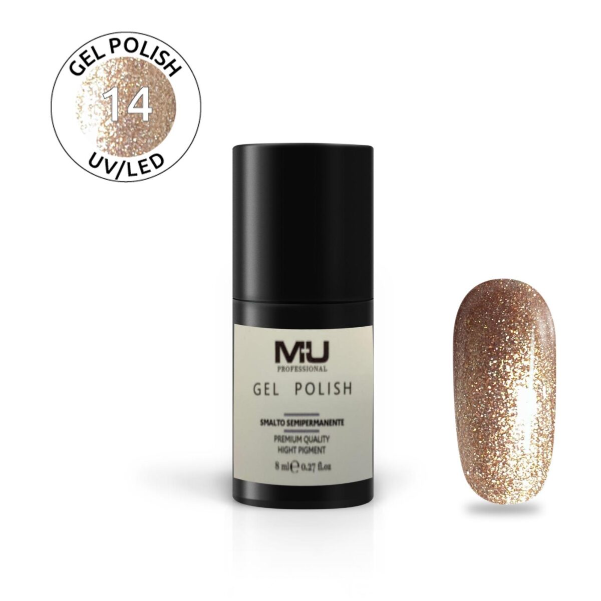 Smalto gel polish uv led semipermanente 8 ml
