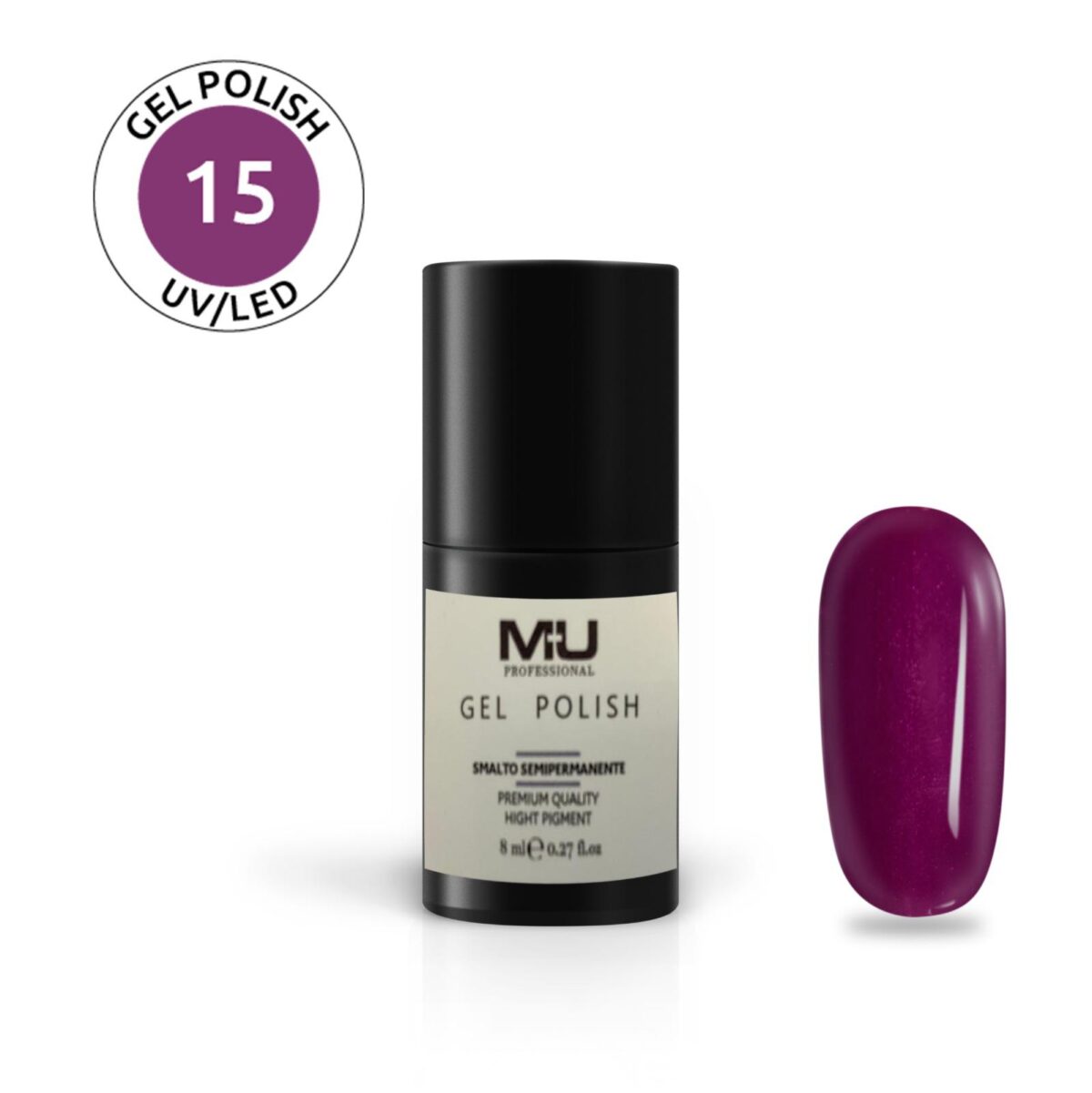 Smalto gel polish uv led semipermanente 8 ml