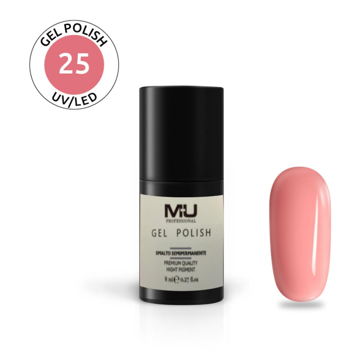 Smalto gel polish uv led semipermanente 8 ml