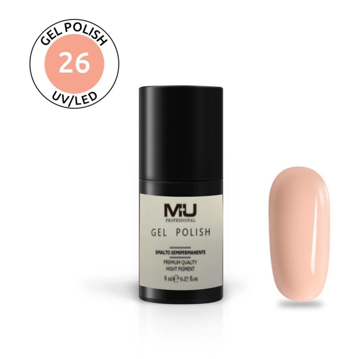 Smalto gel polish uv led semipermanente 8 ml