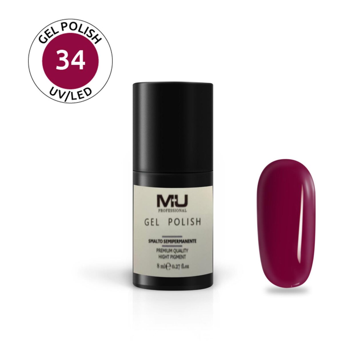 Smalto gel polish uv led semipermanente 8 ml