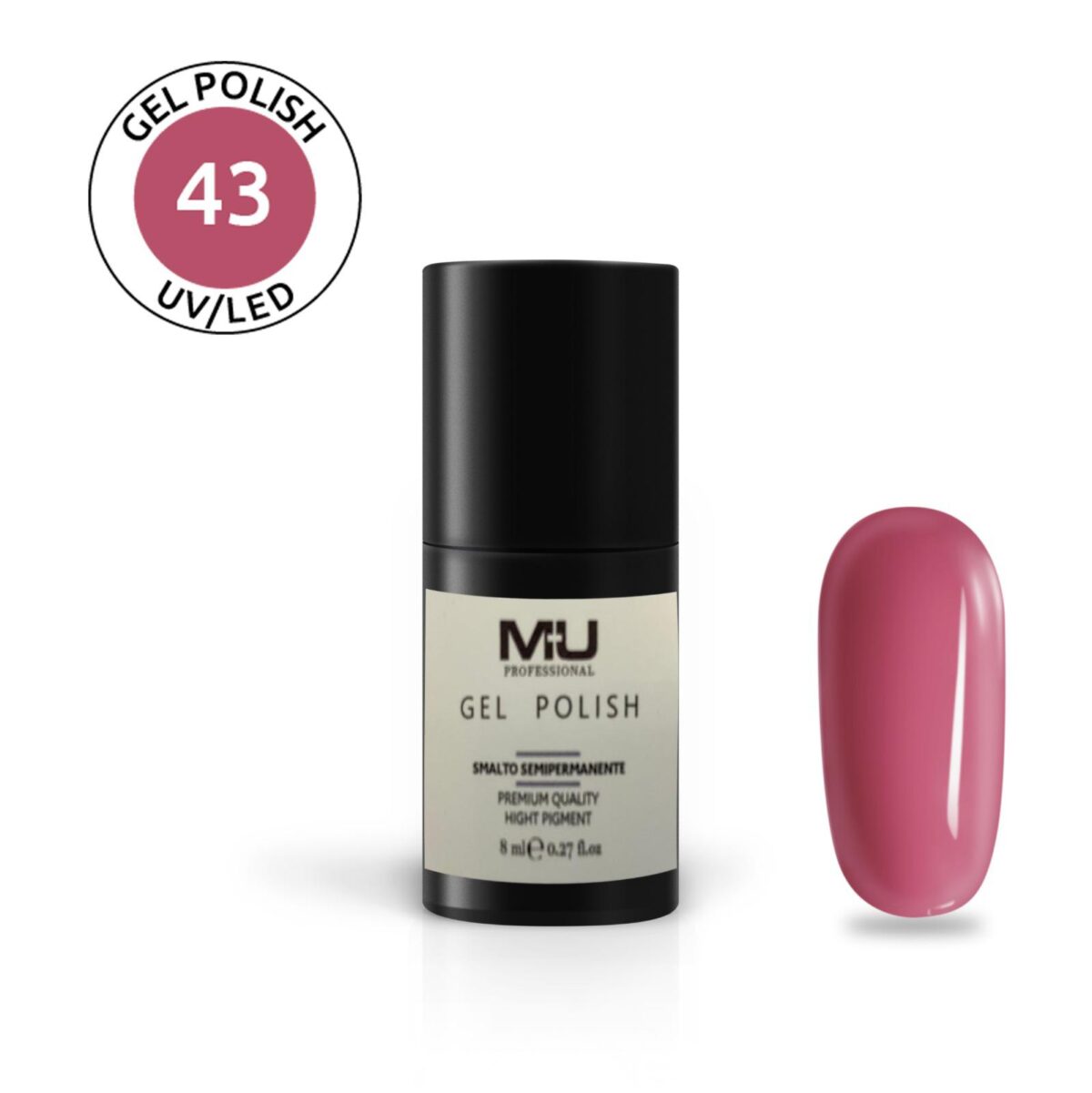 Smalto gel polish uv led semipermanente 8 ml