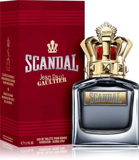 Profumo Uomo Jean Paul Gaultier SCANDAL POUR HOMME EDT 50 ml Riutilizzabile Scandal Pour Homme