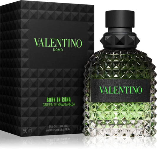 Profumo Uomo Valentino Uomo Born in Roma Green Stravaganza EDT 100 ml